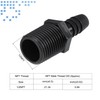 sourcing map Plastic Pipe Fitting 3/8 Inch Barb External Diameter