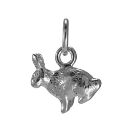 jewellerybox Sterling Silver Bunny Rabbit Charm