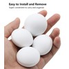 4 Packs Shower Curtain Weights, Magnetic Silicone Wrapped Heavy Duty
