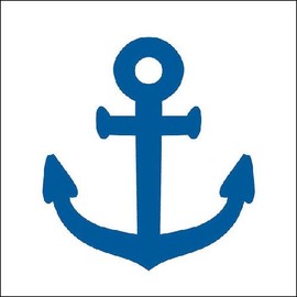 Towel – Navy Blue – Anchor Blue – 20 Sheets Per Pack, 33x33 cm