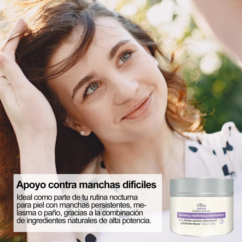 Crema Despigmentante Para Manchas, Melasma, Acné Y Paño 50g