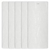 DALIX Palm White Vertical Blind Texture Slats Sliding Door 98.5