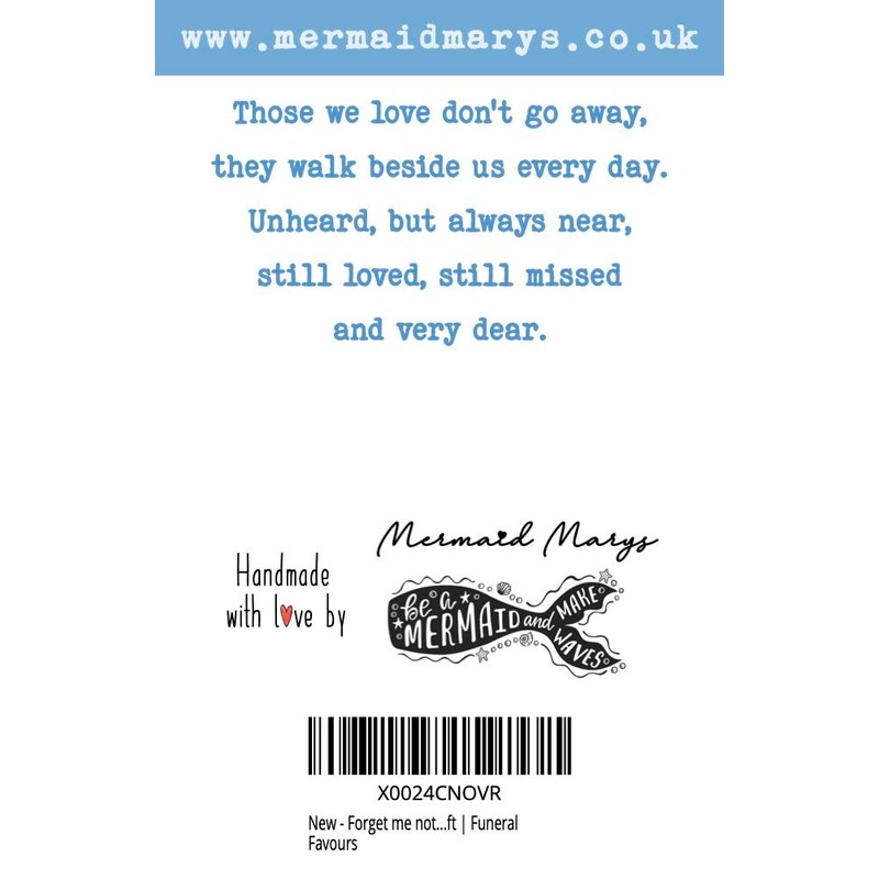 Forget me not pin | Remembrance gift | Forget me
