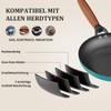 YUTANN Nonstick Frying Pan 12 inch, Ceramic Cast Iron Skillet,