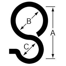 nissatyein Unichrome P Hooks 13 to 32 mm P – 150 – P – 155