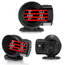 External Speedometer Tachometer Head Up Display HUD OBD Digital Advanced LCD Model Near Future F8JP