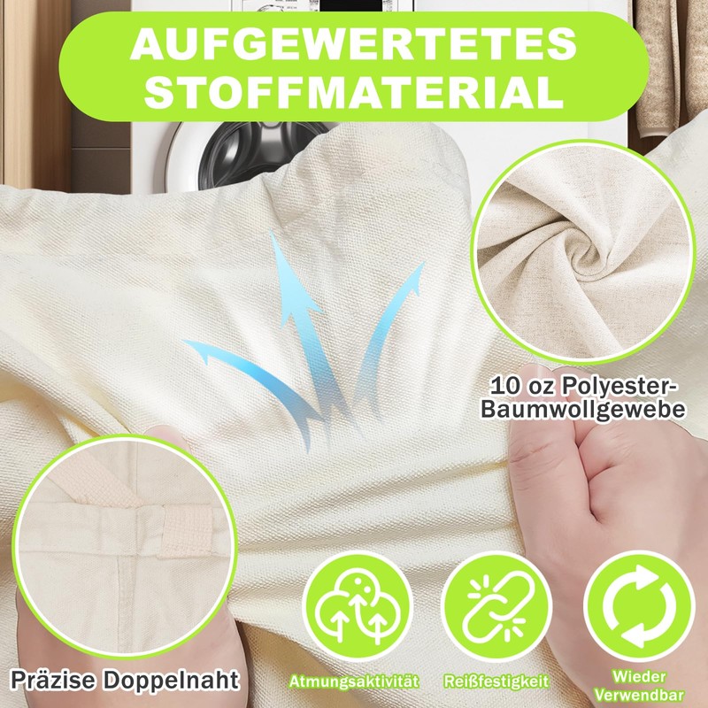 Travel Laundry Bag - Set of 2 2024 Cylindrical Laundry