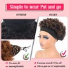 Headband Afro Kinky Curly Wigs For Black Women Short Curly
