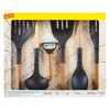Glad Cooking Utensils Set with Acacia Wood Handles, 6 Pieces