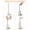 Toilet Paper Holder Stand, Free Standing Toilet Paper Roll Holder