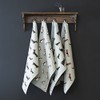 Sweet William Black Schnauzer Tea Towel