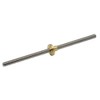 ReliaBot 150mm T8 Tr8x8 Lead Screw and Brass Nut (Acme Thread, 2mm Pitch, 4 Starts, 8mm Lead) for 3D Printer Z Axis
