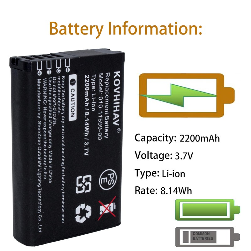 Alpha 200i 300i GPS Battery Compatible with Montana 600 Montana