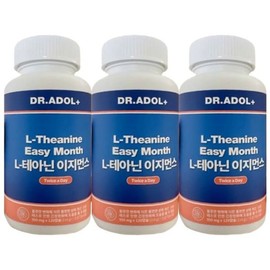 Dr. Adol 3 cans L-Theanine Easy Month, 120 tablets, 3 units / 닥터아돌3통 L-테아닌 이지먼스, 120정, 3개