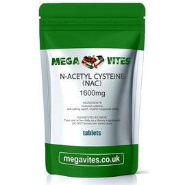 N-Acetyl CYSTEINE (NAC) Tablets 1600mg x 60 - MEGAVITES