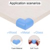 MECCANIXITY 12 Pack Soft Corner Protector, Rubber Foam Furniture Proofing
