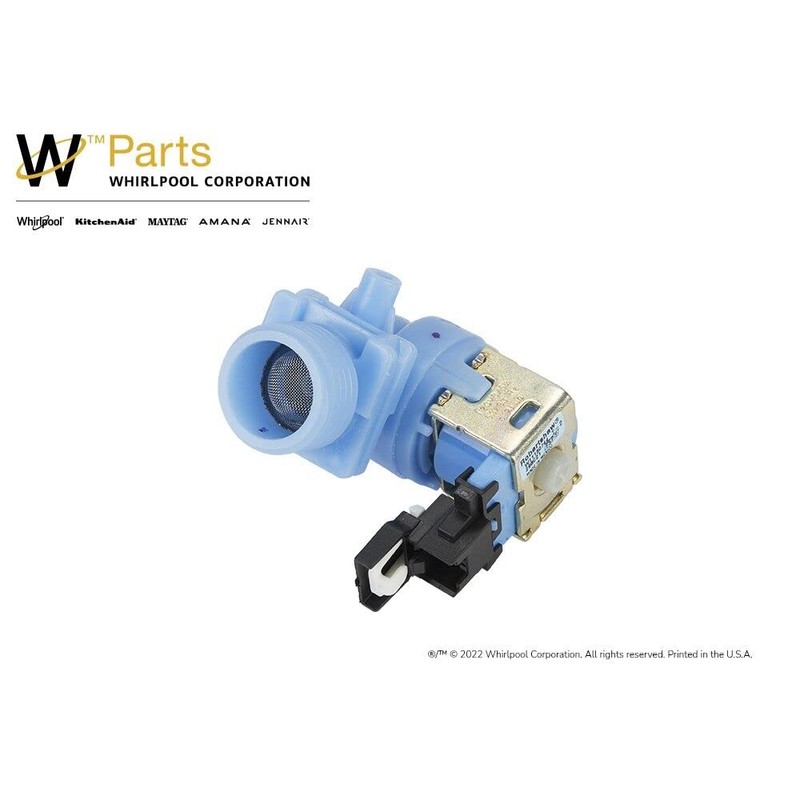 Whirlpool W11175771 Genuine OEM Dishwasher Water Inlet Valve Replacement Part