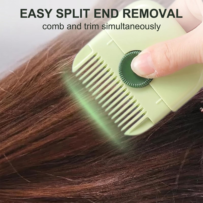 2-Piece Set (Two-in-One) Split Trimmer for Women,Split Ends Hair Trimmer,Dead