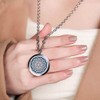 Aromatherapy Essential Oil Diffuser Necklace 316L Stainless Steel Locket Pendant