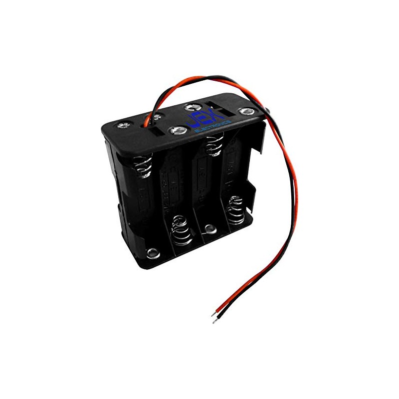Jex Electronics Eight/8X AA DIY Battery Holder Case Box Base