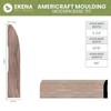 Ekena Millwork WM713 - Americraft Modern Baseboard Moulding, 9/16"D x