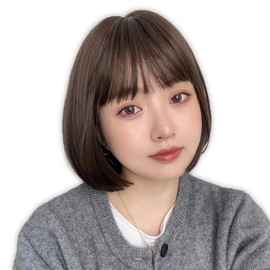 Bright Lara hf1957-CR-M Women's Full Wig, Bare Skin Wig, Cool Touch Wig, Short Bob