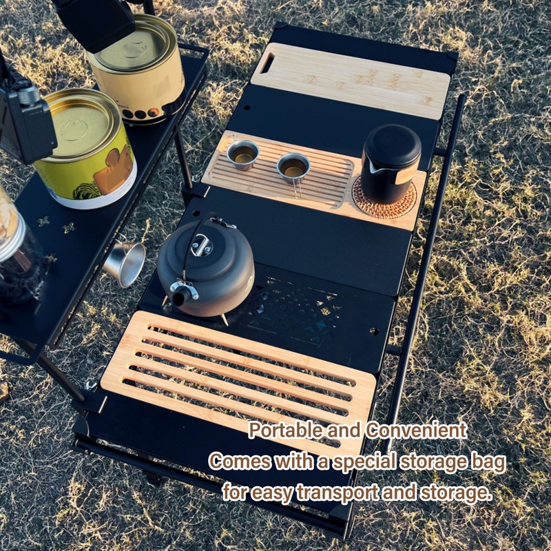 Camping Table Unit Board Versatile Portable Table Top Board Connector