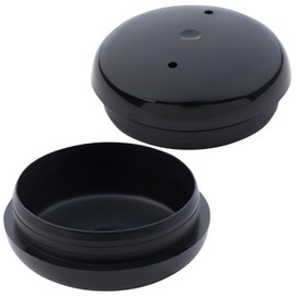 1-1/2" Wrought Iron Patio Furniture Feet Caps - Round Plastic Outdoor Metal Table and Chair Floor Protector Glide Replacement Parts (24 Pack)