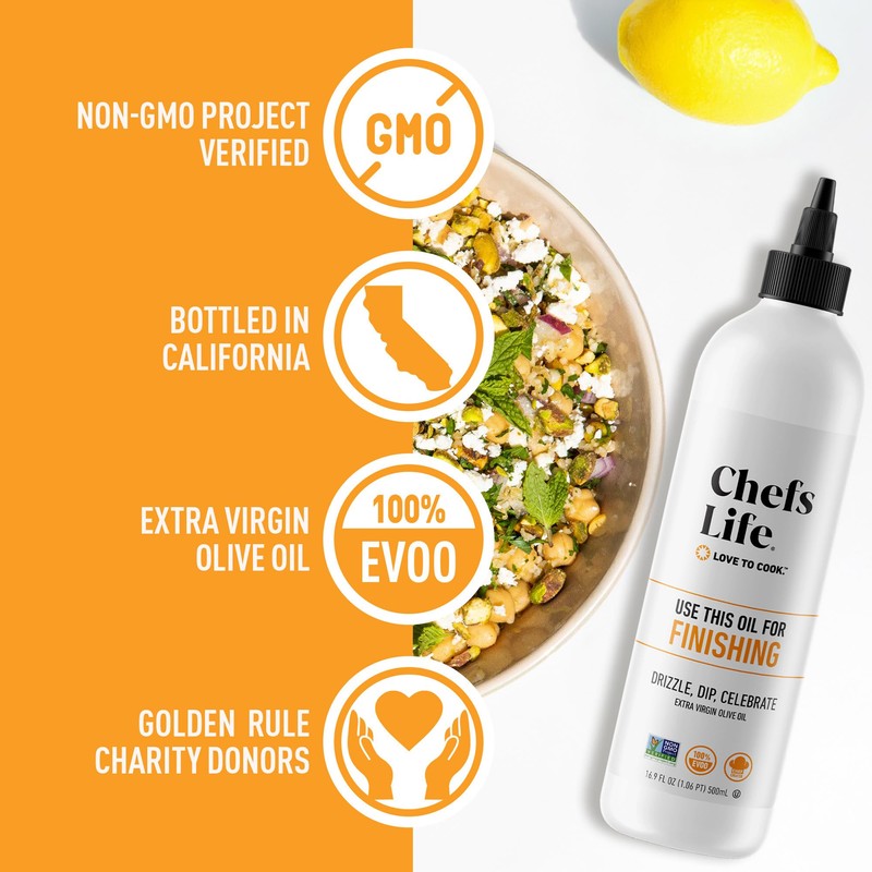 Chefs Life Finishing Oil - Olive Oil Extra Virgin, 100%