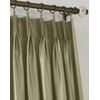 Curtainworks Marquee Faux Silk Pinch Pleat Curtain Panel, 30 by