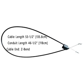OBA-HORSE 183281 532183281 Mower Engine Area Control Cable Compatible with Husqvarna, Roper, Poulan, Craftsman Replacement Process/Manual Mower Parts