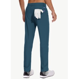 JWM Men's Golf Dress Pant Stretch - 30" Work Business Casual Comfy Trousers Slacks Quick Dry Lightweight with 5 Pockets