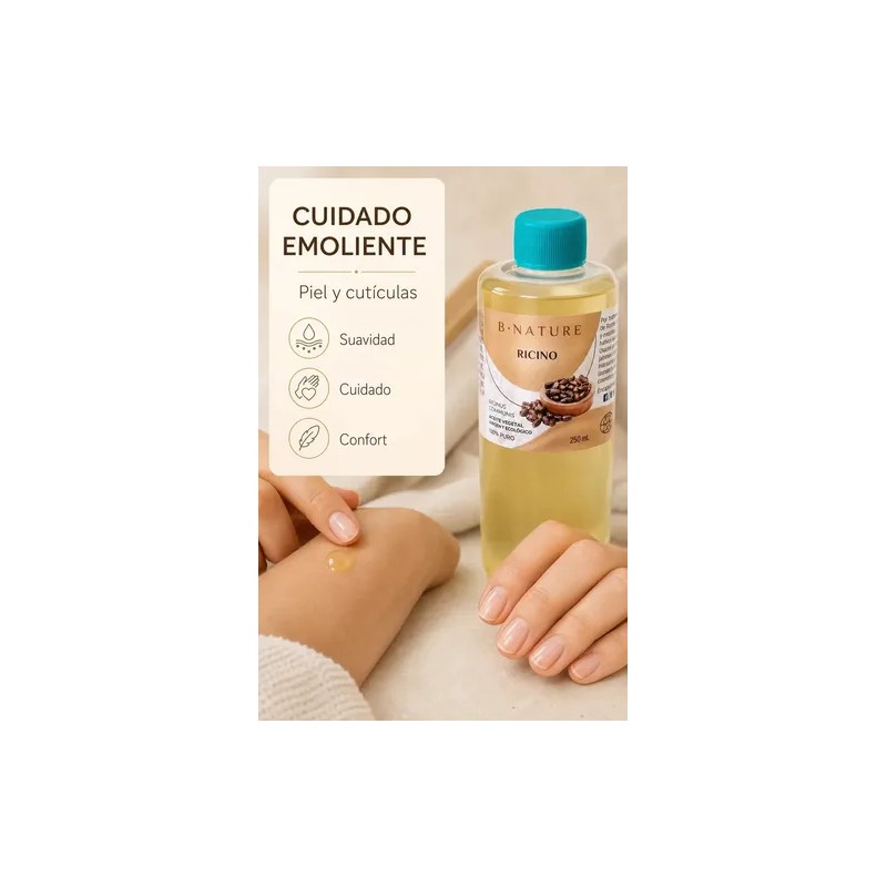 Aceite de Ricino B Nature 100 Puro para Cosmetica Piel