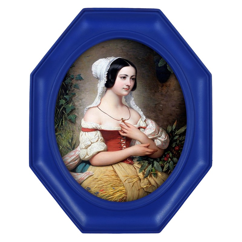 SIMON'S SHOP Picture Frames 8x10 Oval Picture Frames for Tabletop