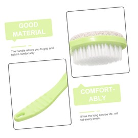 minkissy Pumice Stone Foot Brush Tools Foot Brush for Callus Remover Foot Exfoliator Tool Double Sided Brush for Foot Pedicure Brush Foot Brush for Travel Foot Dead Skin Brush Feet Scrub