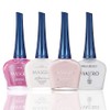 Masglo Juego de esmaltes de uñas, 4 piezas, arte francés