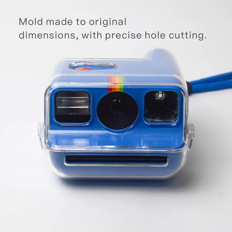 Clear Case for Polaroid Go Camera, high-Transparency PC, Shatter-Resistant and