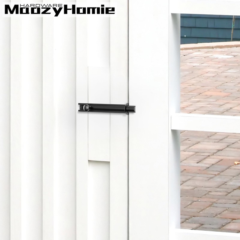 MaozyHomie 3 Inch Solid Brass Surface Bolt, Heavy Duty Concealed