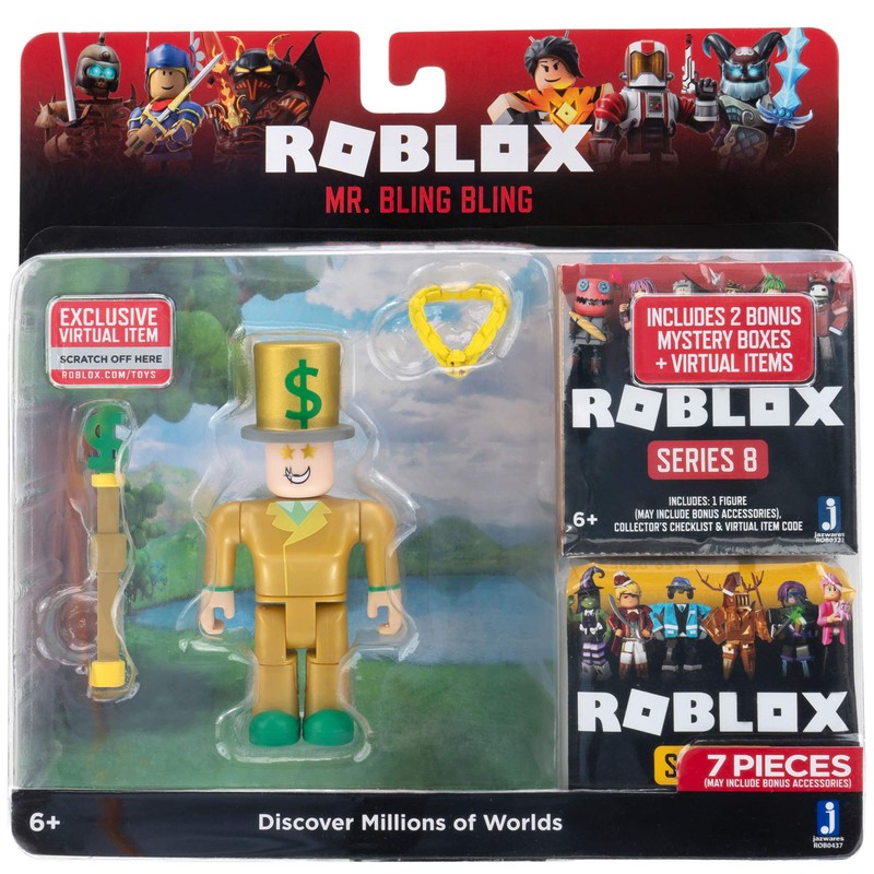 Roblox Action Collection - Mr. Bling Bling + Two Mystery