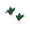 MRCUFF Mistletoe Christmas Holly Pair Cufflinks in a Presentation Gift