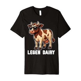 Legendairy Funny Cow Lover Graphic Premium T-Shirt