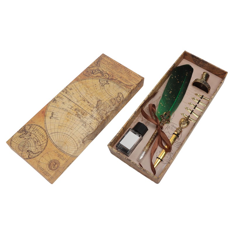 Quill Pen Set Retro Elegant Exquisite Smoothing Writing Multiple Replacement