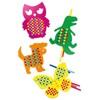 Ursus 3354699 Colourful Wicker Motifs, Material for 27 Designs, in
