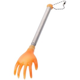 gifthub Telescopic Adjustable Back Scratcher Back Massage Stainless Steel Anti Itch Claw Massager Back Massage Tickle Stick for Elders