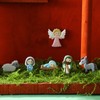 Cinnvoice 60 Pcs Christmas Nativity Sets for Crafts Mini Nativity