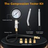 BETOOLL HW0130 8pcs Petrol Engine Cylinder Compression Tester Kit Automotive