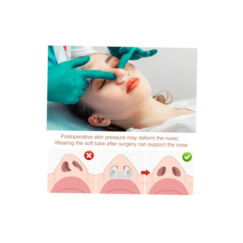 2 Piezas Retenedor Nasal para Recuperación de Rinoplastia y Soporte