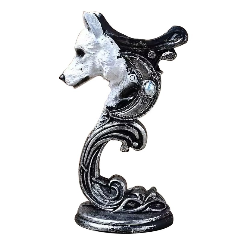 Fengtaike - Soporte decorativo para bola de cabeza de lobo