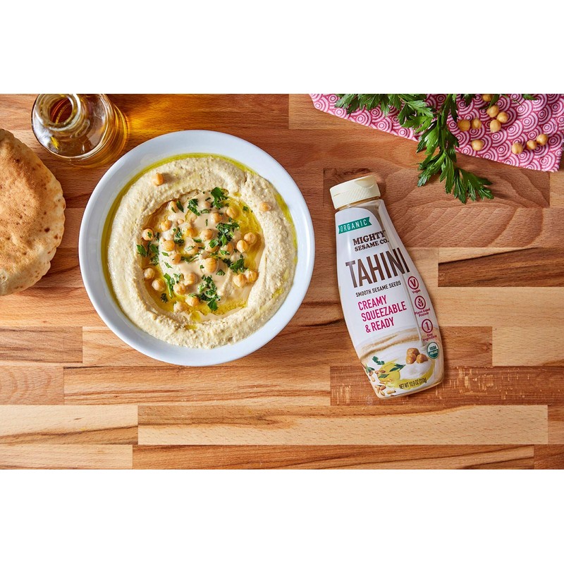Mighty Sesame "Whole Seed" Creamy & Ready Squeezable Tahini Paste,