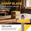 1/4 Inch Shank Rabbet Router Bit Set, 3 Pieces Carbide